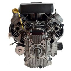 Kawasaki FH721D-S01S 721cc 1-1/8" x 3-15/16" 25hp Electric Start Standard Engine with Muffler  - KAW FH721D-LS01S