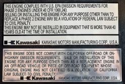 Kawasaki FH721V-S09S 721cc 1-1/8" x 3-5/32" 25hp Ariens Replacement Engine without Muffler - KAW FH721V-JS09S
