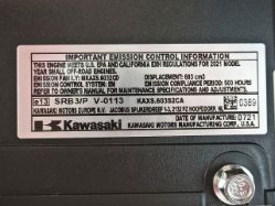 Kawasaki FS541V-S00S 541cc 1" x 3-5/32" 15hp Electric Start Standard Engine without Muffler - KAW FS541V-JS00S