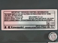 Kawasaki FX600V-S20S 600cc 1" x 3-5/32" 19hp Engine w/ Canister Air Filter - KAW FX600V-BS20S