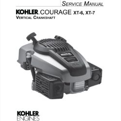 Kohler 14 690 01 XT-6/XT-7 Courage Service Manual 