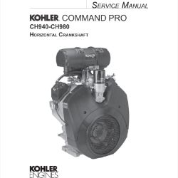 Kohler 62 690 01 CH940-CH980 Command Pro Service Manual 