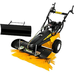 SnowEx SS-4000 40" Walk-Behind Snow Broom w/ Snow Blade - TRY SS-4000