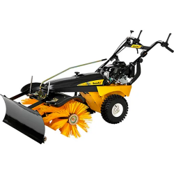 SnowEx SS-4000 40" Walk-Behind Snow Broom w/ Snow Blade - TRY SS-4000