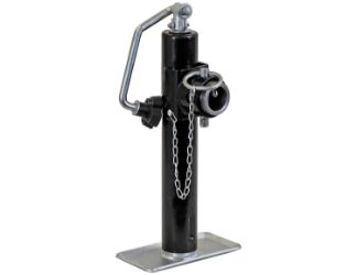 Buyers Products 0091205 2000# 10" Travel Pipe Mount Top Wind Swivel Jack 