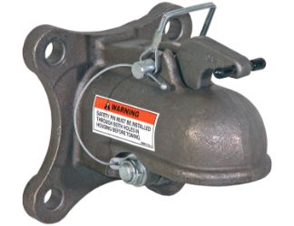 Buyers Products 0091558 2-5/16" Heavy-Duty One Piece Cast Coupler with 4-Hole Mounting Plate 