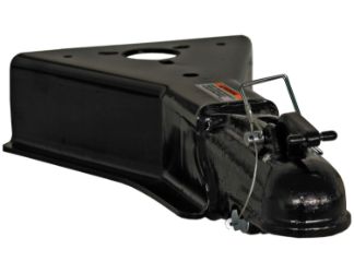 Buyers Products 0091595 2-5/16" Black Heavy-Duty Cast Coupler with A-Frame 