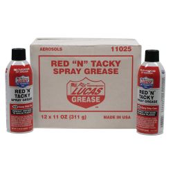 Stens 051-500 Lucas Oil Red "N" Tacky Aerosol Spray Grease / Twelve 11 oz. Cans 