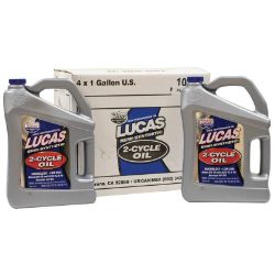 Stens 051-537 Case of 4 Gallons of Lucas Oil Semi-Synthetic 2-Cycle Oil 