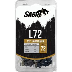 Stens 090-3726C 72 DL 3/8" Pitch .050" Gauge Semi-Chisel Standard Chain Loop Clamshell 