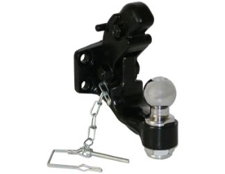 Buyers Products 10045 8-Ton Combination Hitch with 1-7/8" Chrome Ball and Mounting Kit 