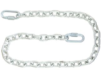 Buyers Products B31648SC Safety Chain with Quick Link Connectors - 3/16" x 48" 