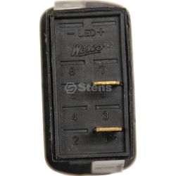 Stens 1200-0953 Emergency Flasher Switch - STE 1200-0953