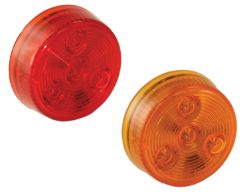 Buyers Products 5622254 2" Round Amber 4 LED Marker/Clearance Light - BUY 5622254