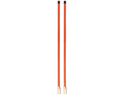 Buyers Products 1308110 3/4" x 36" Fluorescent Orange Marker Kit - Bolt-On Base - BUY 1308110