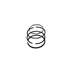 Rotary 1462 Piston Ring Set (Standard) 