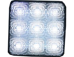 Buyers Products 1492119 Ultra Bright 5.3" 9 LED Clear Square LED Flood Light - BUY 1492119