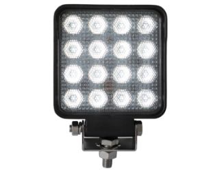Buyers Products 1492128 4.6" 16 Clear LED Square Flood Light 