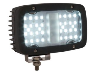 Buyers Products 1492194 6.3" Rectangular, 7920 Lumen, 36 Clear LED Flood Light 