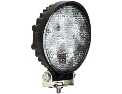 Buyers Products 1492215 Black Powder Coated 4.6" Clear Round 6 LED Spot Light - BUY 1492215