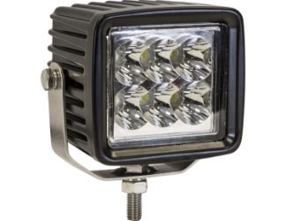 Buyers Products 1492237 3" 6 Clear LED Square Spot Light 