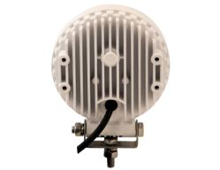 Buyers Products 1493215 White Powder Coated 4.6" Clear Round 6 LED Flood Light - BUY 1493215