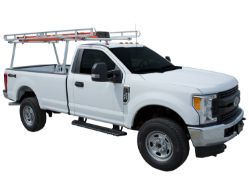 Buyers Products 1501410 Black Powder Coat Aluminum Full Size Ladder Rack - (11.5' x 76-3/8" x 35") - BUY 1501410