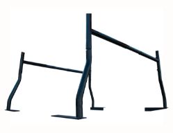Buyers Products 1501550 Universal Steel Pickup Rack - (6.5" x 77" x 33") - BUY 1501550