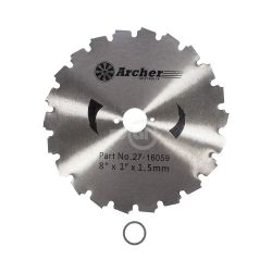 Rotary 16059 8" x 1" 22T Brush Blade 