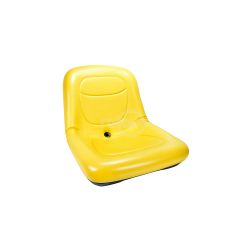 Rotary 16501 15" Yellow PVC Vinyl High Back Seat 