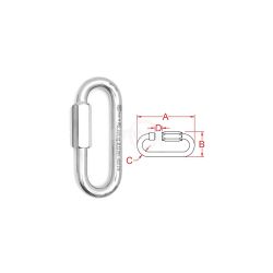 Rotary 16987 Long Oval Quick Link 