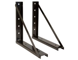 Buyers Products 1701005B 18" x 18" Structural Bolted Steel Underbody Mounting Brackets - BUY 1701005B