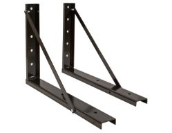 Buyers Products 1701011B 18" x 24" Formed Bolted Steel Underbody Mounting Brackets - BUY 1701011B