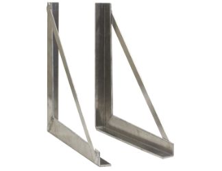 Buyers Products 1701030 18" x 18" Aluminum Mounting Brackets 
