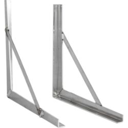 Buyers Products 1701040 24" x 24" Aluminum Mounting Brackets - BUY 1701040