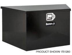 Buyers Products 1701285 15" X 49/37" X 18.5" Black Steel Trailer Tongue Box - BUY 1701285