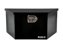 Buyers Products 1701281 13.25" X 26/14" X 12" Black Steel Trailer Tongue Box - BUY 1701281