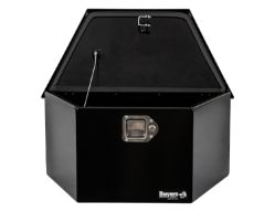Buyers Products 1701281 13.25" X 26/14" X 12" Black Steel Trailer Tongue Box - BUY 1701281