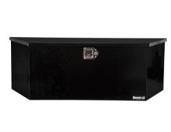 Buyers Products 1701285 15" X 49/37" X 18.5" Black Steel Trailer Tongue Box - BUY 1701285