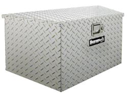 Buyers Products 1701385 15" X 49/37" X 18.5" Diamond Tread Aluminum Trailer Tongue Box - BUY 1701385