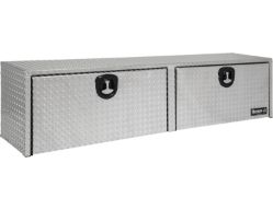 Buyers Products 1701556 16" x 13" x 88" Diamond Tread Aluminum Topside Toolbox - BUY 1701556