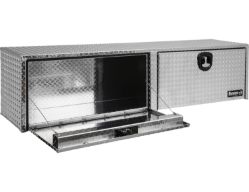 Buyers Products 1701551 16" x 13" x 72" Diamond Tread Aluminum Topside Toolbox - BUY 1701551