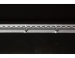 Buyers Products 1703150 14" x 12" x 24" Black Steel Underbody Drop Door Toolbox with Rotary Paddle Latch - BUY 1703150