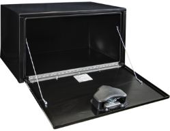 Buyers Products 1702303 18" x 18" x 30" Black Steel Underbody Drop Door Toolbox with T-Handle Latch - BUY 1702303