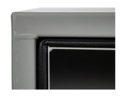 Buyers Products 1702905 18" x 18" x 36" Primered Steel Underbody Drop Door Toolbox with T-Handle Latch - BUY 1702905