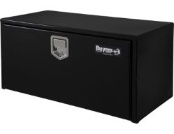 Buyers Products 1703103 14" x 16" x 30" Black Steel Underbody Drop Door Toolbox with Rotary Paddle Latch - BUY 1703103