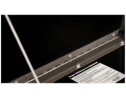 Buyers Products 1708310 18" x 24" x 48" Black Steel Underbody Drop Door Toolbox with 2 T-Handle Latches - BUY 1708310