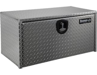 Buyers Products 1705135 24" x 24" x 36" Aluminum Underbody Toolbox with Aluminum Recessed Door and T-Handle Latch 