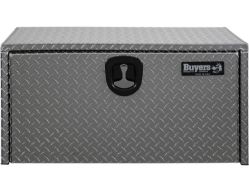 Buyers Products 1705105 18" x 18" x 36" Aluminum Underbody Toolbox with Aluminum Recessed Door and T-Handle Latch - BUY 1705105