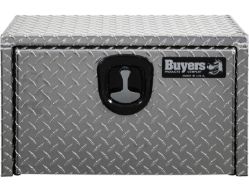 Buyers Products 1705160 14" x 16" x 24" Aluminum Underbody Toolbox with Aluminum Recessed Door and T-Handle Latch - BUY 1705160